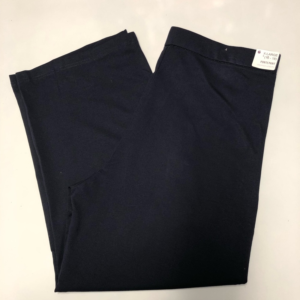 Gloria Vanderbilt ponte pant cropped length-size 16-18
